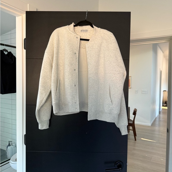 Nuuds Light Gray Snap Jacket - Picture 2 of 3